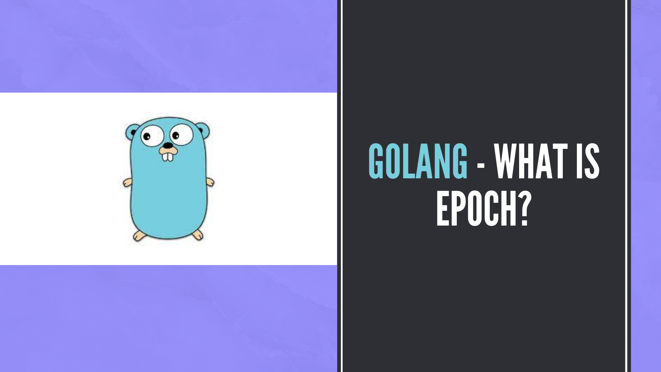 Golang What Is Epoch 